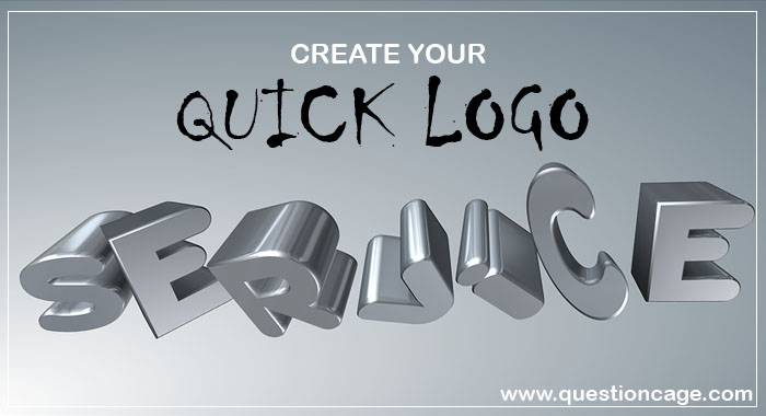 how to quickly create logo in flaming text questioncage